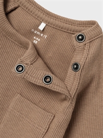 NAME IT Modal Rib Body Oland Cocoa Creme